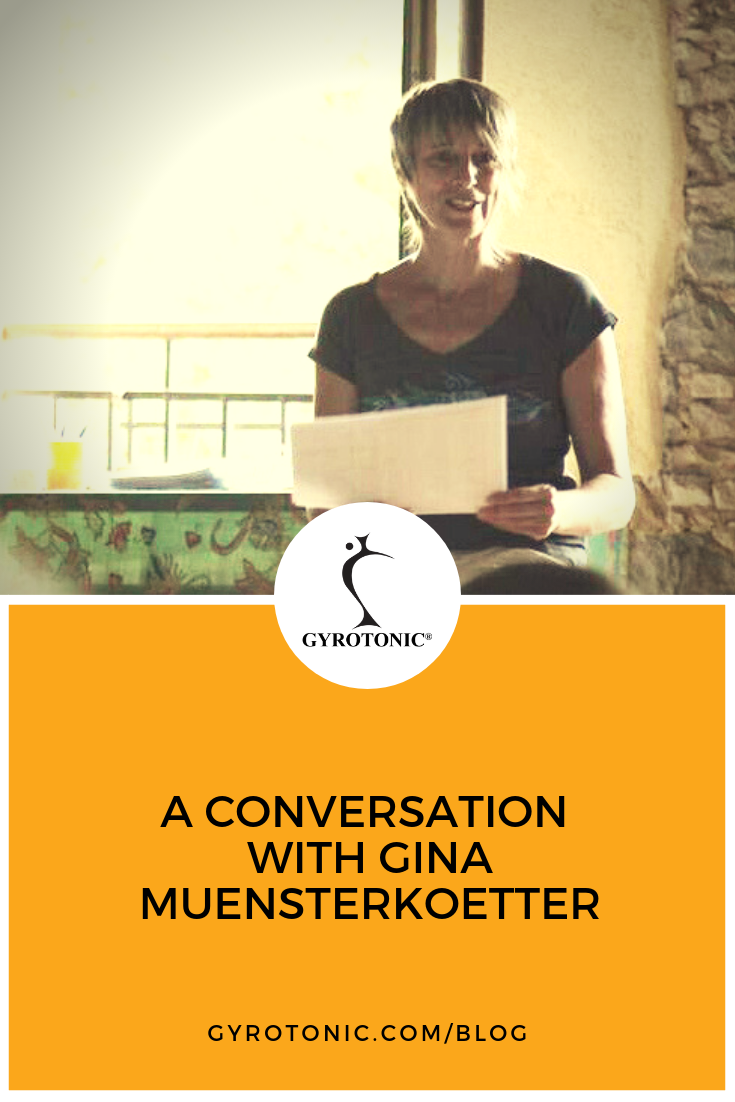 Gina Muensterkoetter talks about the GYROTONIC® and GYROKINESIS® Methods, the education programs, and the international community of trainers.