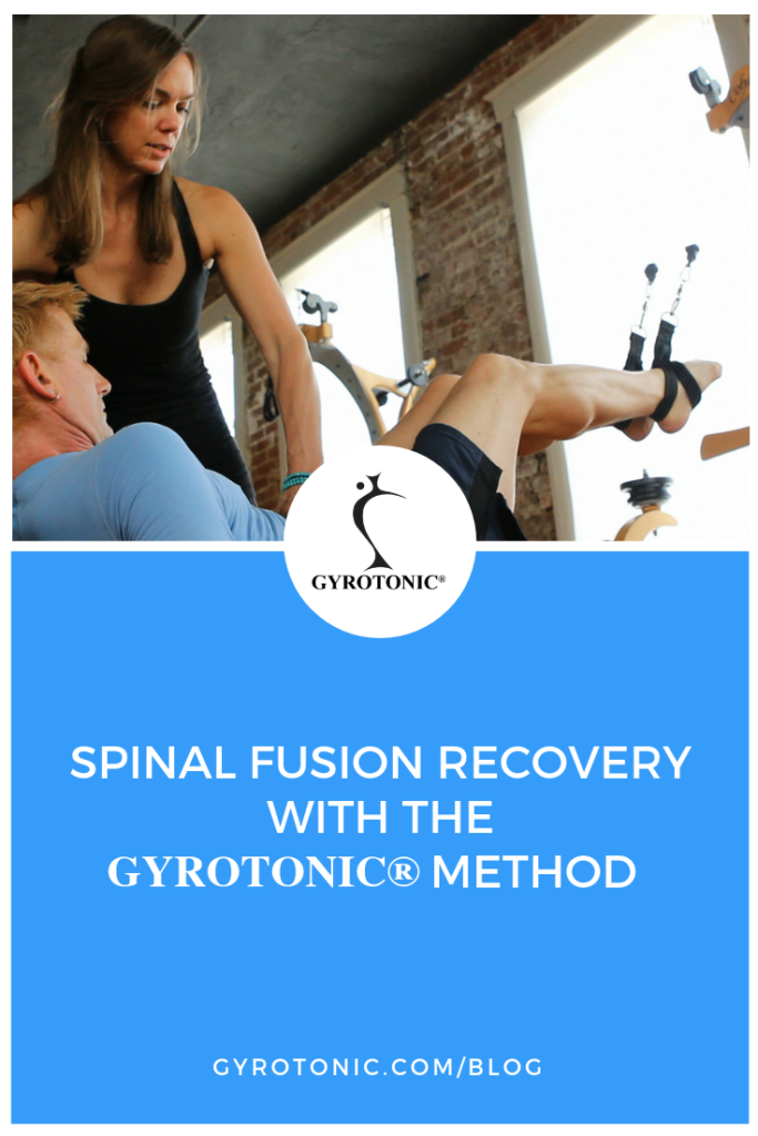 How the GYROTONIC® Method put Robert John Weber, Jr on the road to recovery and function following a #spinalfusion.... #spine #badback 