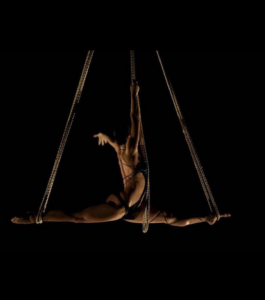 GYROKINESIS® and GYROTONIC® Master Trainer Miriam Barbosa, a professional dancer, in a performance