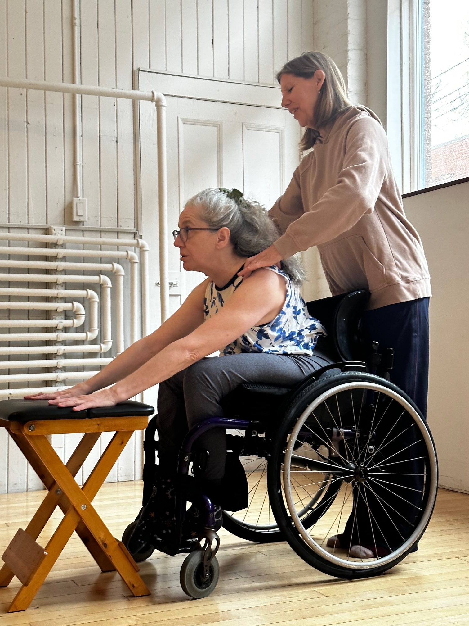 Master Trainer Dana Gringas in a teacher training session with Liz