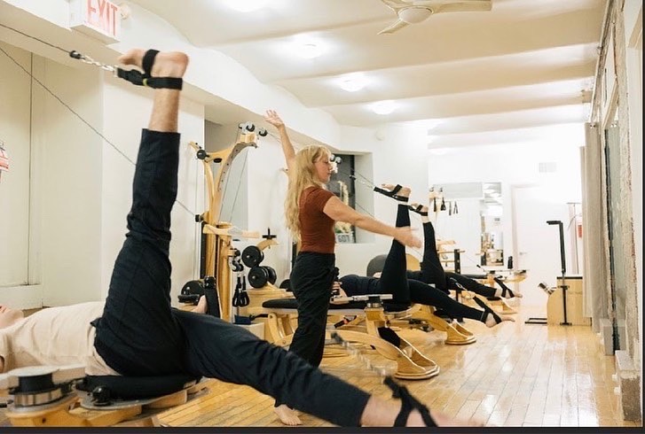 Chantal Deeble teaching GYROTONIC® Applications for Runners, a course designed to help trainers teach those into running