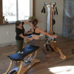 Master Trainer Justine Bernard demonstrating the landmarks in the bones