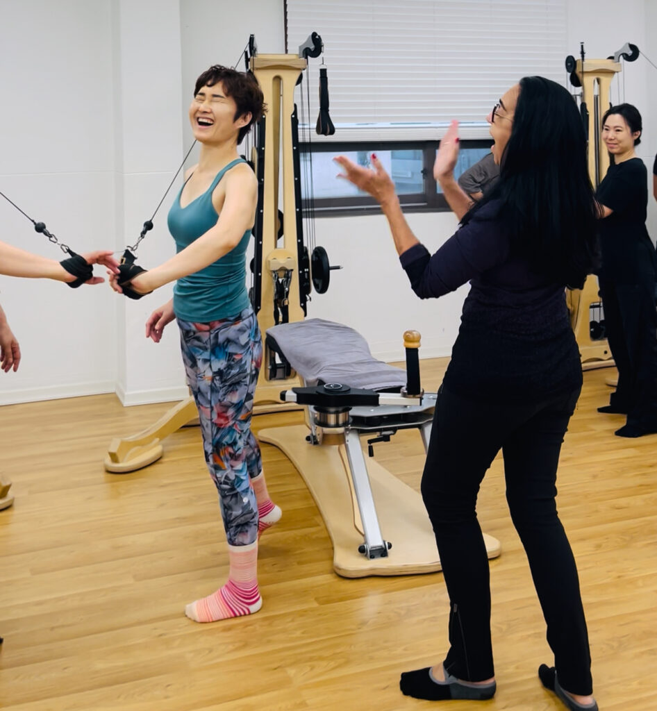 Movers in a GYROTONIC® class